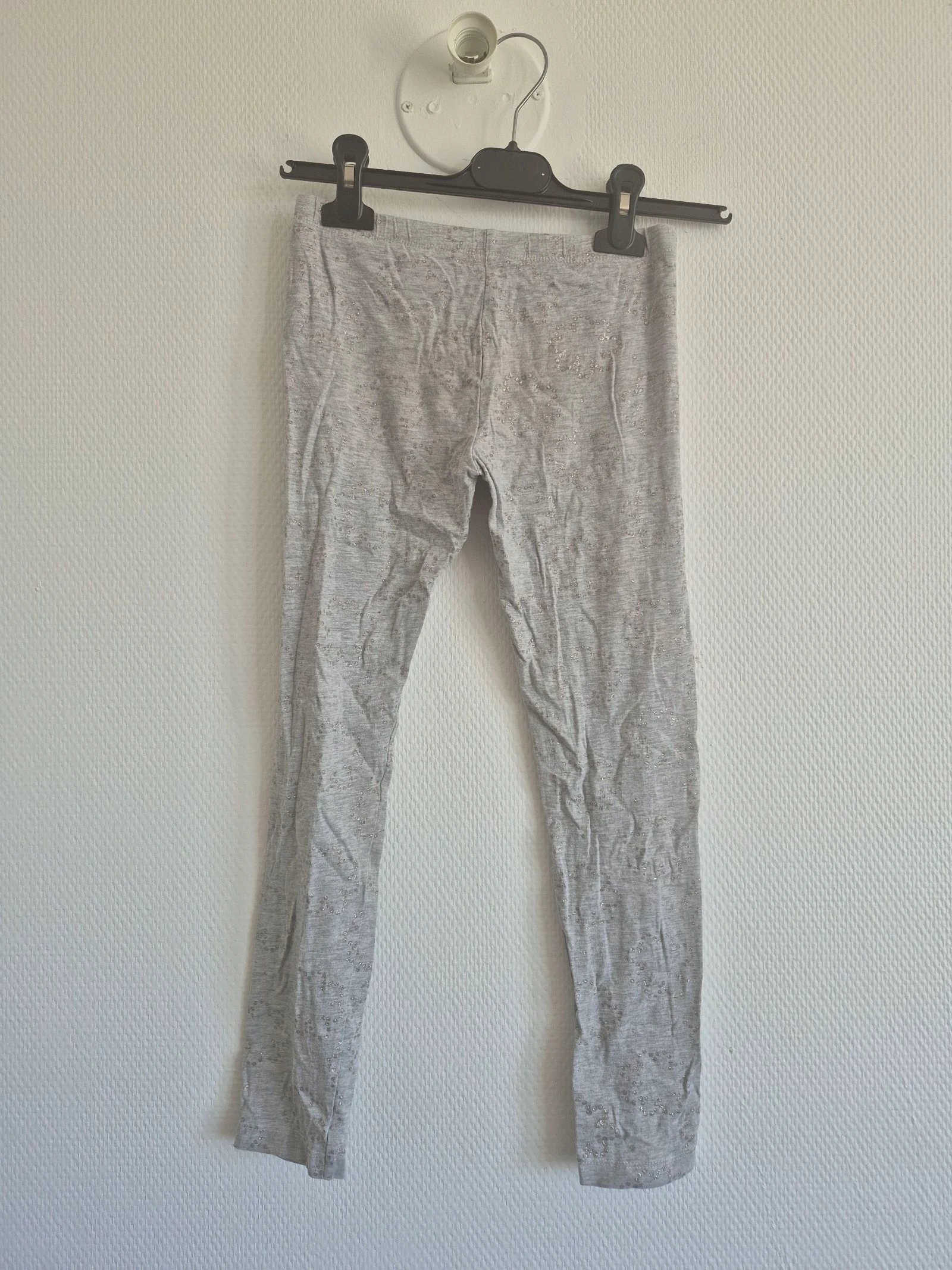 Legging Tissia – Taille 10 ans – Gris pailleté – photo 5